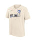 ფოტო #2 პროდუქტის Big Boys and Girls Freddie Freeman Cream Los Angeles Dodgers 2024 City Connect Name Number T-Shirt