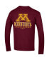 Фото #4 товара Men's Maroon Minnesota Golden Gophers Team Stack Long Sleeve T-shirt
