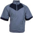 Фото #1 товара Page & Tuttle Colorblock Short Sleeve HalfZip Windbreaker Pullover Mens Blue Cas