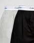 Фото #3 товара Calvin Klein woven boxers 2 pack in slim fit