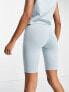 Фото #4 товара Nike Essential retro legging shorts in cave ocean blue