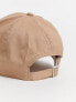 ASOS DESIGN baseball cap in stone