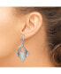 Stainless Steel Geometric Diamond Shaped Dangle Earrings
