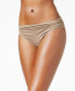 Фото #1 товара Kenneth Cole Womens Bikini Bottom Swimwear Champagne Size L 305052