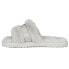 Фото #3 товара Puma Fluff Remix Star Slide Womens Grey Casual Sandals 38864901