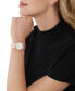 ფოტო #4 პროდუქტის Women's Mini-Lennox Three-Hand Rose Gold-Tone Stainless Steel Bracelet Watch 33mm