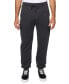 ფოტო #1 პროდუქტის Men's Relaxed Fit Drawstring Burnout Fleece Cargo Jogger Pants