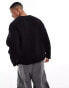 Weekday Cypher oversized jumper in black