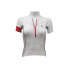Фото #1 товара T-shirt Odlo Stand-Up Collar S / S 1/2 Zip Gavia W 410891-10000