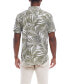 Men's Short Sleeve Print Linen Cotton Shirt