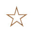 Christmas star Brown Wood 50 x 12 x 50 cm Shape