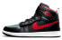 Jordan Air Jordan 1 FlyEase 魔术贴 防滑透气 高帮 复古篮球鞋 男款 黑灰红 / Кроссовки Jordan Air Jordan CQ3835-006