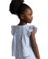 ფოტო #3 პროდუქტის Toddler and Little Girls Striped Cotton Seersucker Top