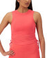 Фото #1 товара Women's Soft Touch Ruched Racerback Tank Top