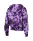 ფოტო #5 პროდუქტის Women's Purple Los Angeles Lakers Galaxy Sublimated Windbreaker Pullover Full-Zip Hoodie Jacket
