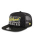 ფოტო #4 პროდუქტის Men's Black Oakland Athletics Street Team A-Frame Trucker 9FIFTY Snapback Hat