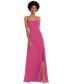 Фото #1 товара Women's Scoop Neck Convertible Tie-Strap Maxi Dress with Front Slit