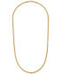 ფოტო #3 პროდუქტის Large Rounded Box-Link 22" Chain Necklace (3.5mm) in 14k Gold