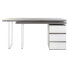 Письменный стол DKD Home Decor Натуральный Серый Металл MDF (150 x 120 x 75 cm)