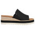 Фото #1 товара TOMS Diana Platform Espadrille Womens Black Casual Sandals 10019736T