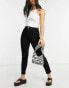 ASOS DESIGN high rise farleigh 'slim' mom jeans in clean black