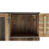 Фото #6 товара Дисплей-стенд DKD Home Decor Металл Стеклянный древесина акации Переработанная древесина 140 x 40 x 160 cm