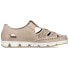 Фото #3 товара Rieker W RKR651 beige leather openwork shoes with velcro