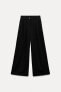 ZW COLLECTION DARTED ANKLE-LENGTH TROUSERS