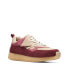 Фото #3 товара Clarks Lockhill Ronnie Fieg Kith Mens Burgundy Lifestyle Sneakers Shoes