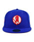 Фото #3 товара Men's Royal Los Angeles Red Devils Black Fives Fitted Hat