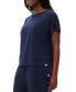 Фото #6 товара GapBody Women's Ribbed Short-Sleeve Pajama Top