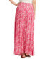 ფოტო #2 პროდუქტის Juniors' Floral-Print Yoked Maxi Skirt