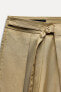 DARTED TROUSERS WITH BUCKLE