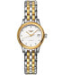 ფოტო #1 პროდუქტის Women's Swiss Automatic Flagship Diamond Accent Two Tone Stainless Steel Bracelet Watch 26mm L42743277