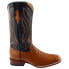 Фото #1 товара Ferrini Full Quill Ostrich Square Toe Cowboy Mens Black, Brown Dress Boots 1019
