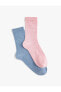 2'li Soket Çorap Seti Çok Renkli