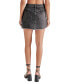Фото #2 товара Women's Kyla Wrap-Front Denim Mini Skirt