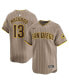 Фото #1 товара Men's Manny Machado Tan San Diego Padres Alternate Limited Player Jersey