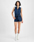 ფოტო #1 პროდუქტის Women's Kimora Denim Romper