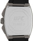 ფოტო #5 პროდუქტის UFC Men's Beast Analog Black Silicone Watch, 51mm