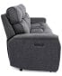 Hutchenson 3-Pc. Fabric Sectional with 2 Power Recliners and Power Headrests