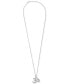 Фото #3 товара Men's Diamond Om 22" Pendant Necklace (1/2 ct. t.w.) in Sterling Silver