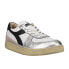 Фото #2 товара Diadora Mi Basket Low Metal Used Lace Up Mens White Sneakers Casual Shoes 17854