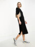 Noisy May oversized t-shirt dress in black