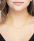 ფოტო #3 პროდუქტის 18K Gold Plated Layered Chain Necklace