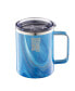 Фото #2 товара Robert Irvine Blue Geode Insulated Coffee Mug, 16 oz