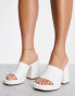 Фото #4 товара Z_Code_Z Nera heeled mule sandals in white