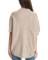 Forte Cashmere Textured Funnel Cashmere Popover Women's