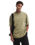 ASOS DESIGN oversized t-shirt in heavyweight 220gsm washed green with Monte Carlo back print