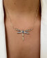 Ombré® Multi-Gemstone (7/8 ct. t.w.) & Diamond (1/5 ct. t.w.) Dragonfly 18" Pendant Necklace in 14k Gold